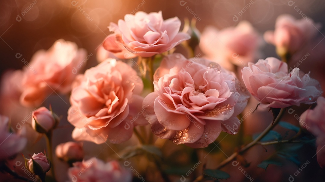 Lindas flores cor de rosa