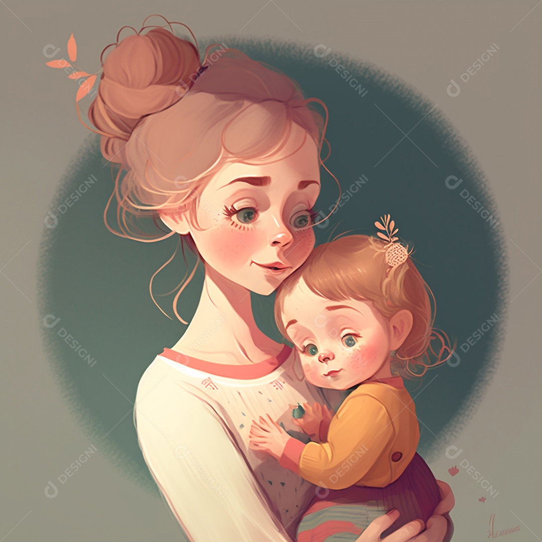 Ilustração para Dia das Mães