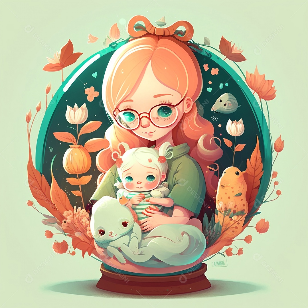 Ilustração para Dia das Mães