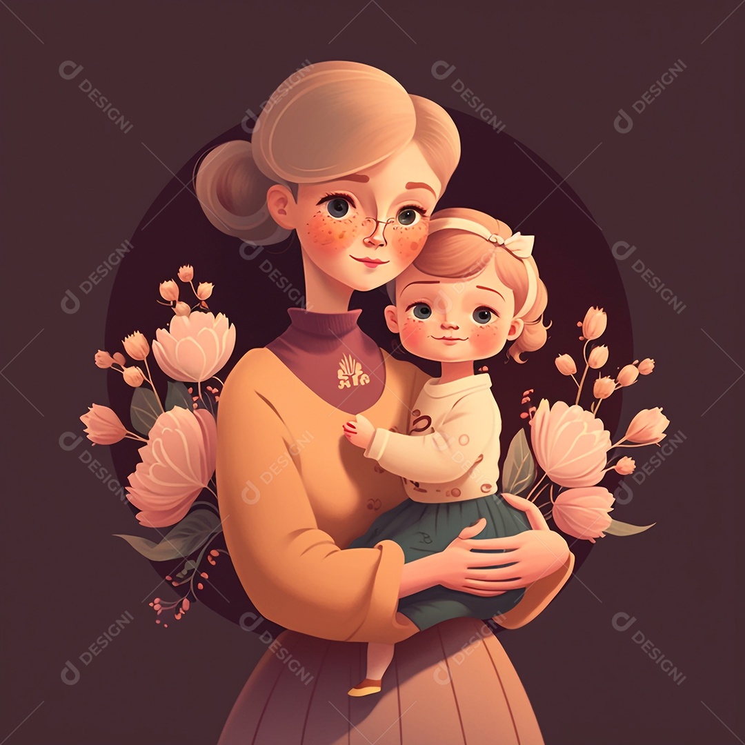 Ilustração para Dia das Mães