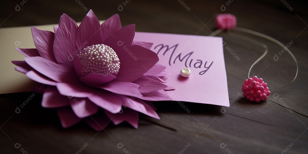 Ilustração Cartão para Dia das Mães