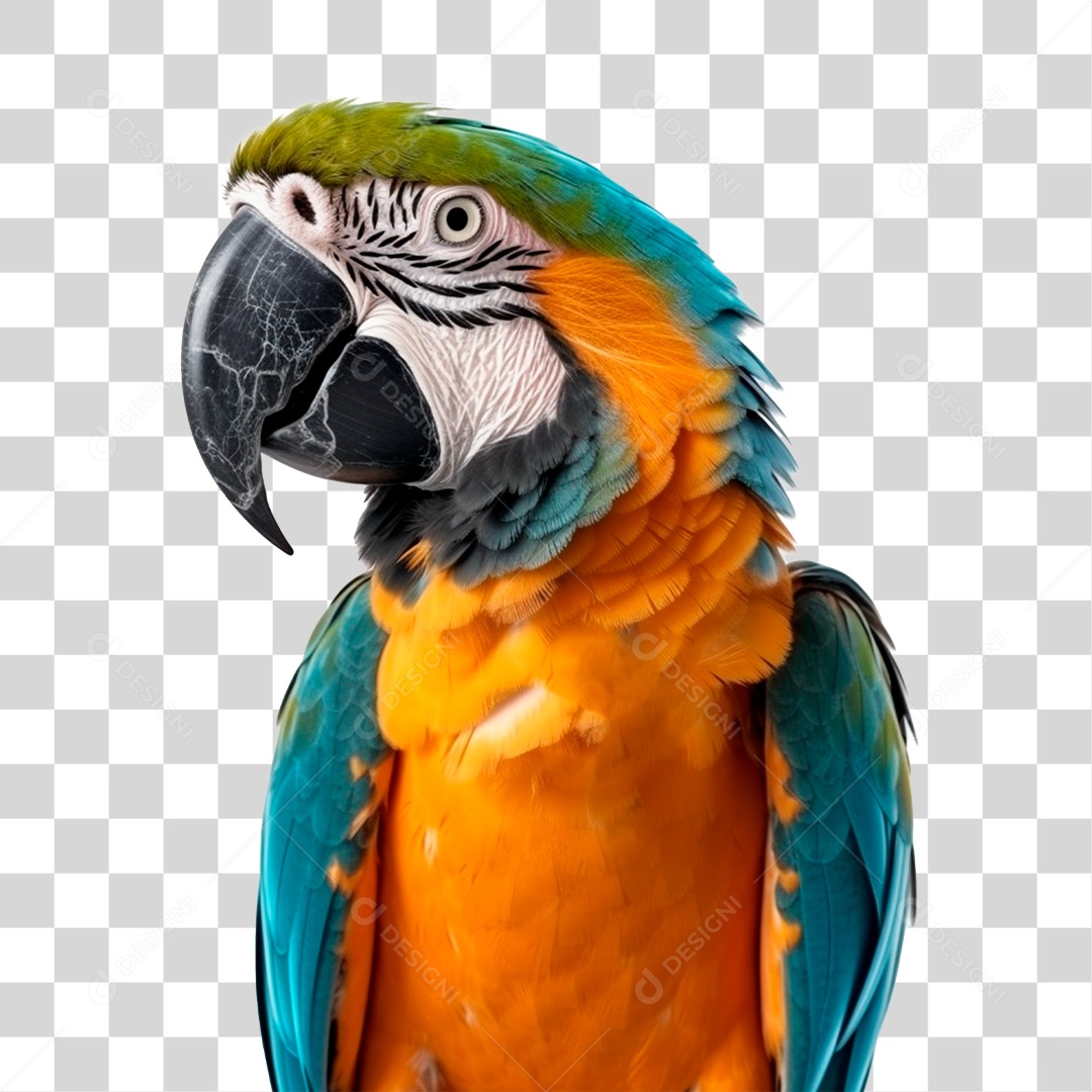 Pássaro  Arara PNG Transparente