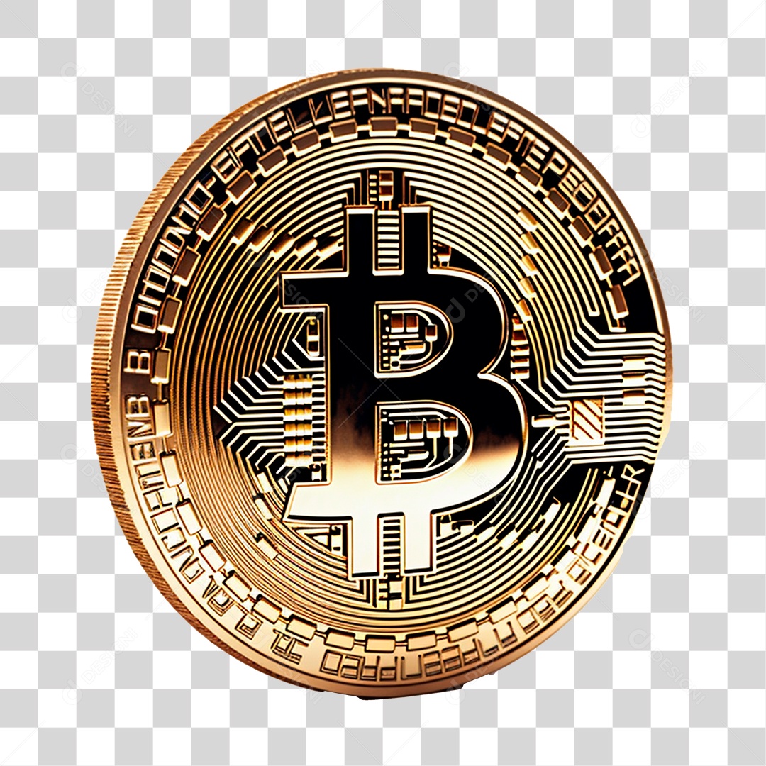 Ícone De Moeda Bitcoin PMG Transparente