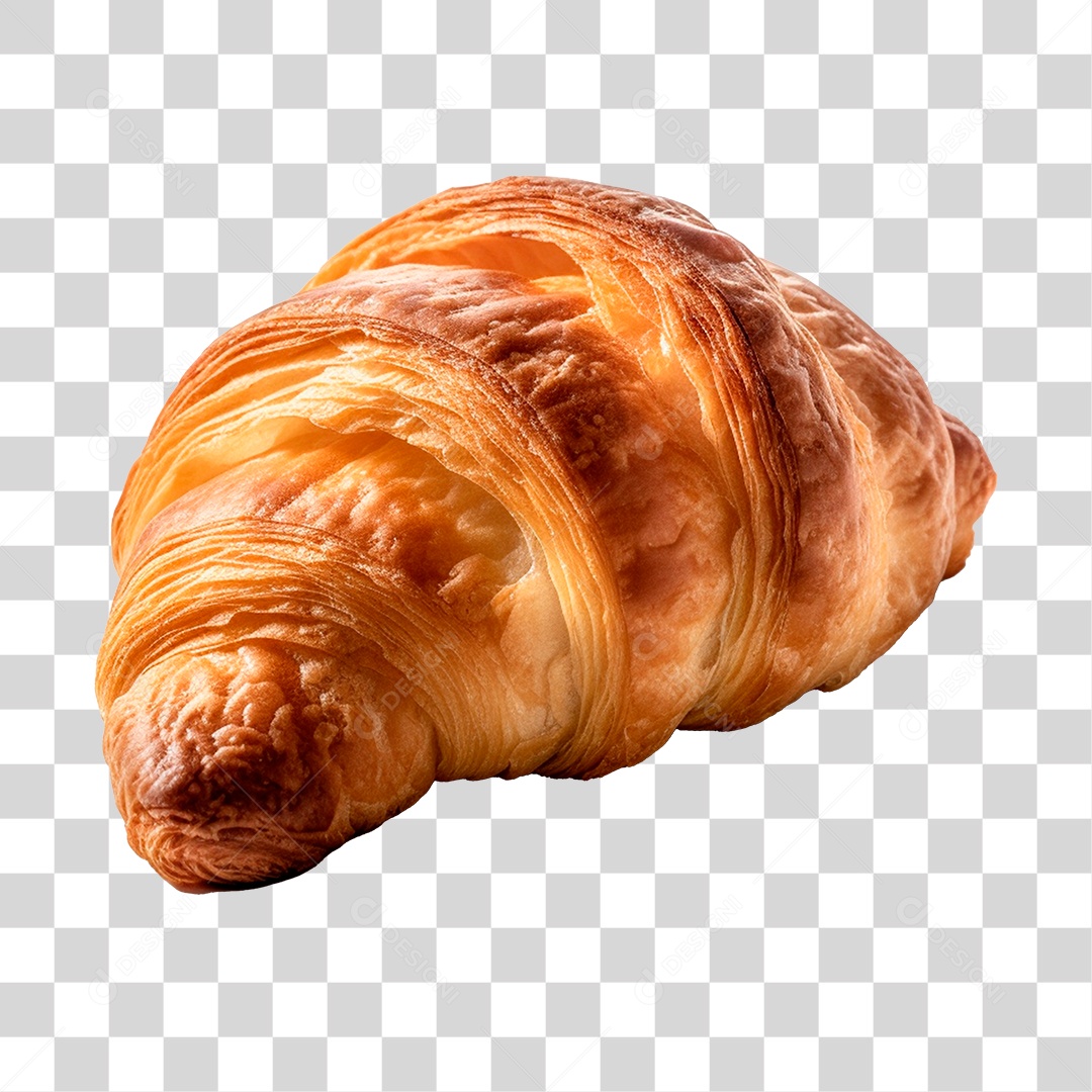 Croissant Bolo PNG Transparente