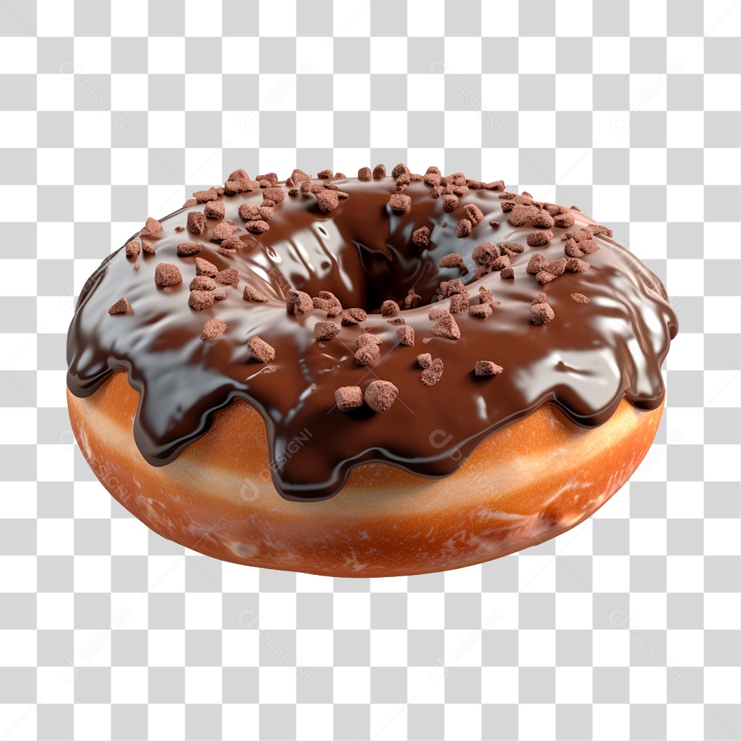 Rosinhas Donuts De Chocolate PNG Transparente