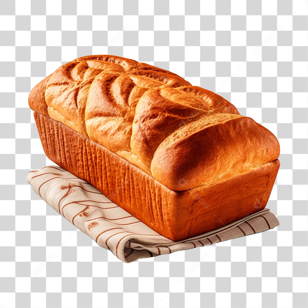 Delicioso Pão Caseiro PNG Transparente