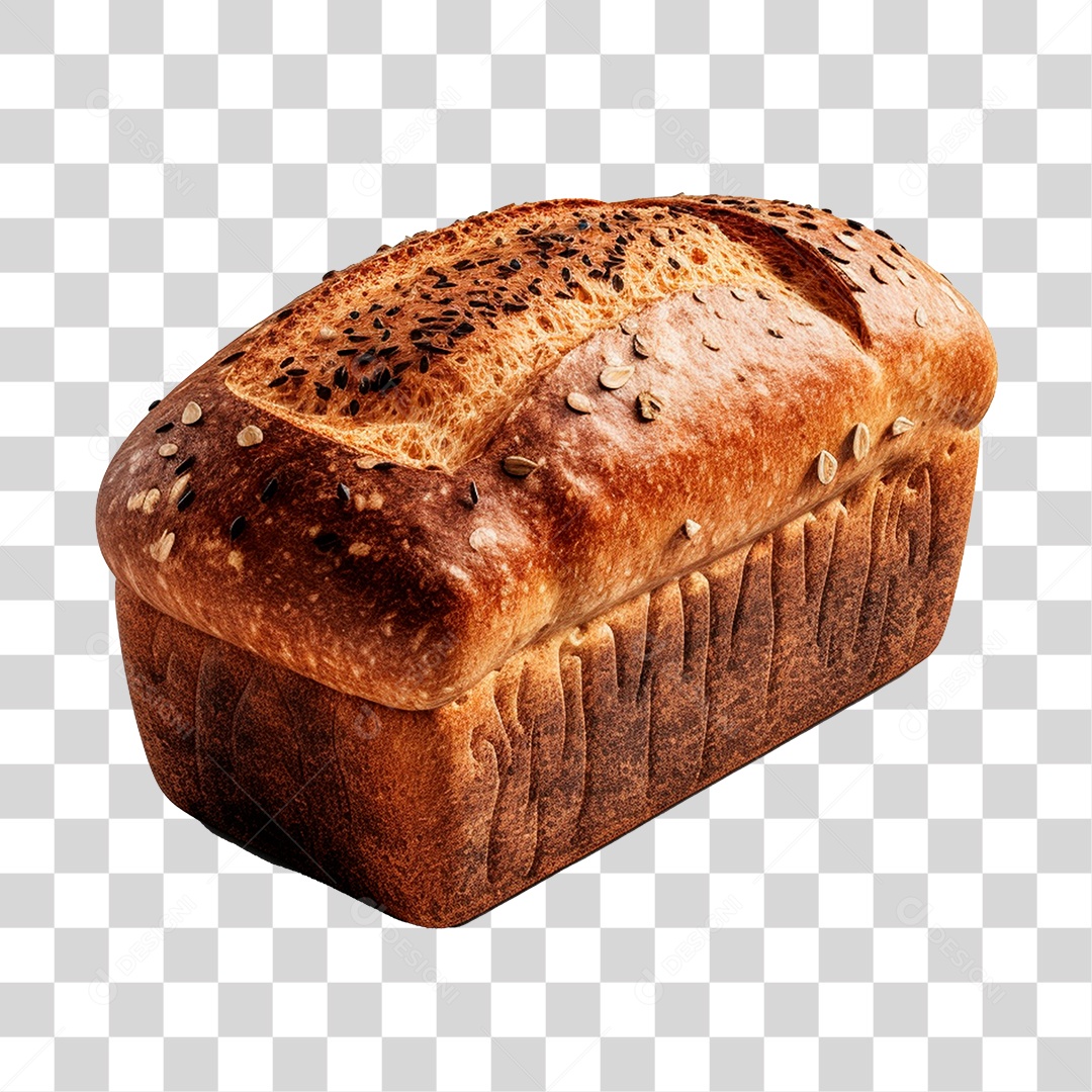 Delicioso Pão Caseiro PNG Transparente