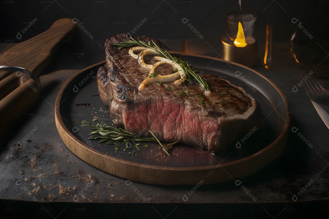 Bisteca Grelhado Com Especiarias