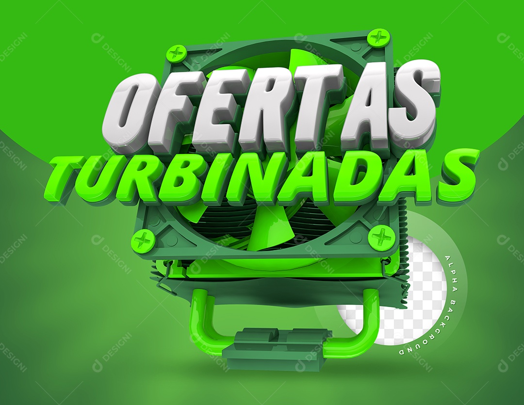 3D Stamp For Composition Turbined Offers PSD