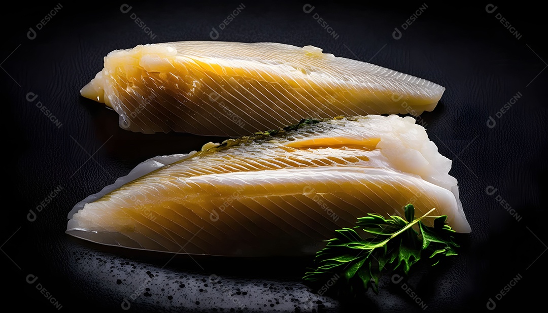 Deliciosos Filetes De Escamudo Imagem Inteligência Artificial