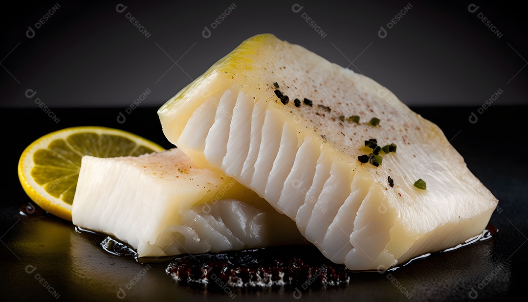 Deliciosos Filetes De Escamudo Imagem Inteligência Artificial