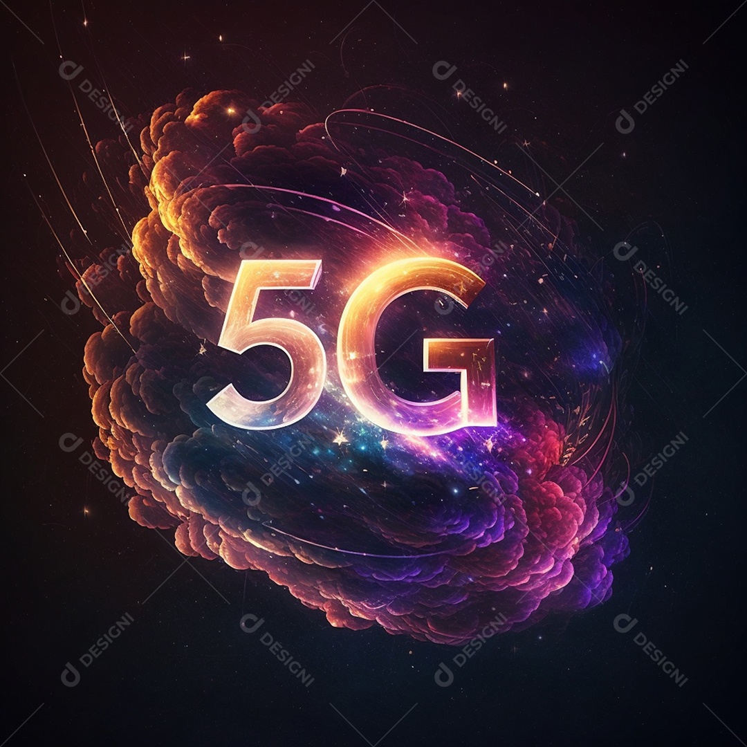 Símbolo de internet 5G