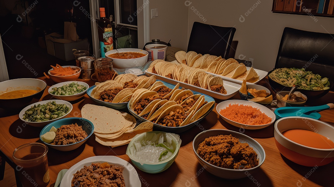 Taco Party Cinco de Mayo, o momento decisivo do México.