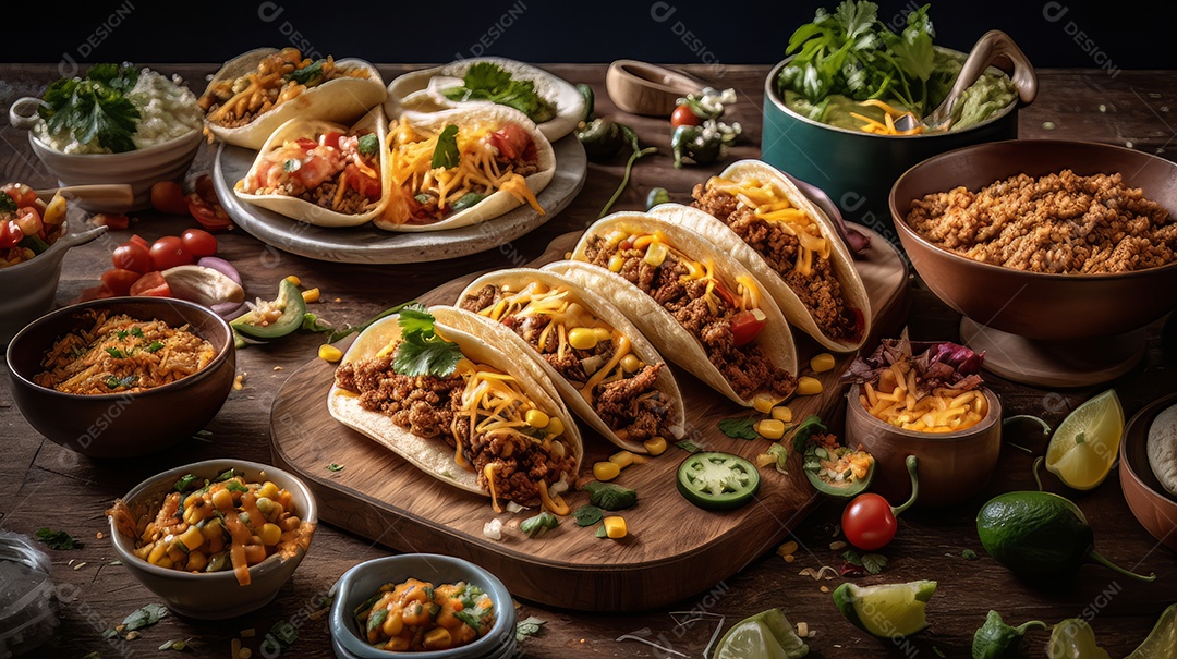 Taco Party Cinco de Mayo, o momento decisivo do México.