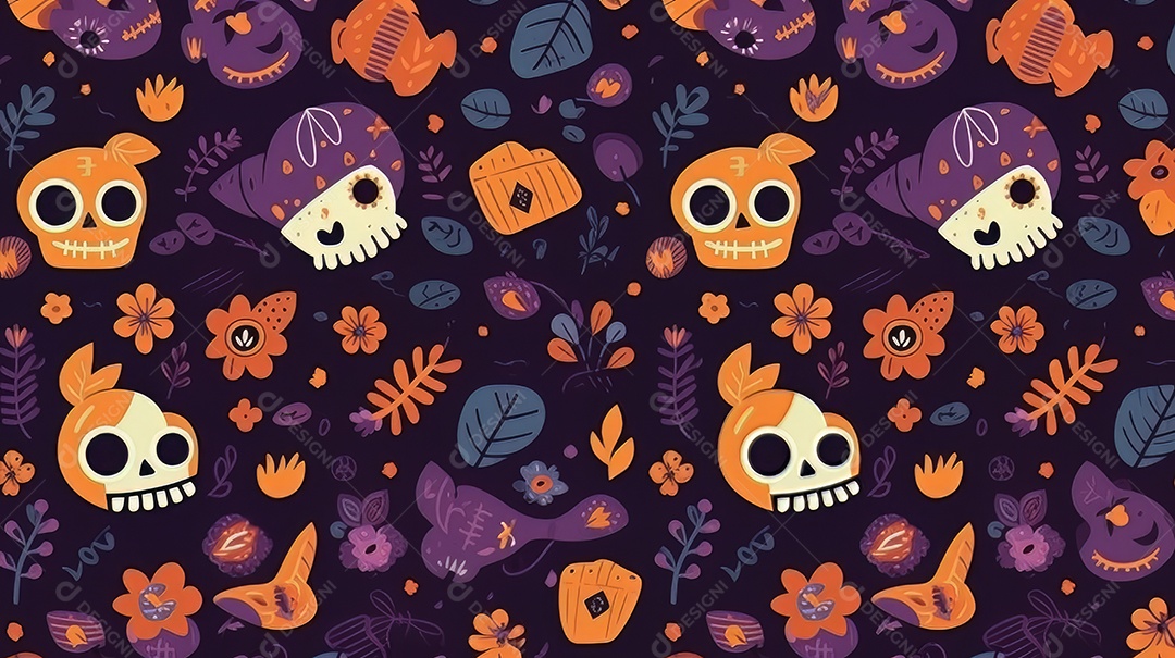Vetor padrão dia de muertos em design plano Cinco de Mayo, momento decisivo do México.