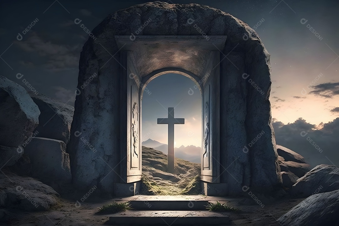 Tumba Aberta De Jesus Cristo