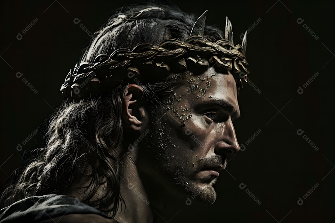 Jesus Cristo Com Coroa De Espinho