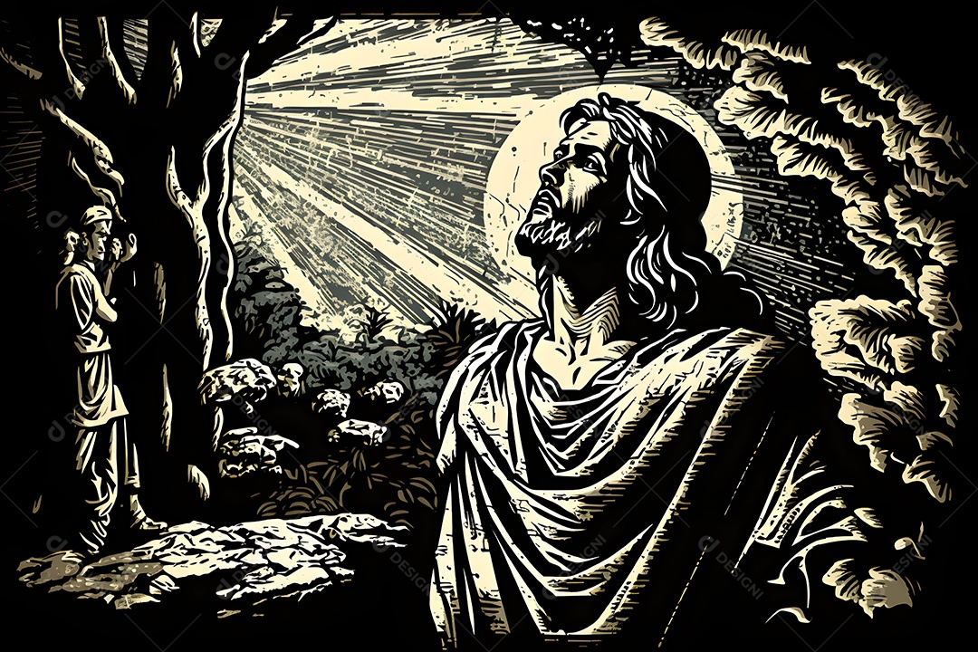 Oração De Jesus No Getsêmani Na Semana Santa