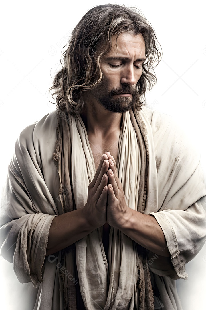 Jesus Crusto O Salvador Imagem Inteligência Artificial