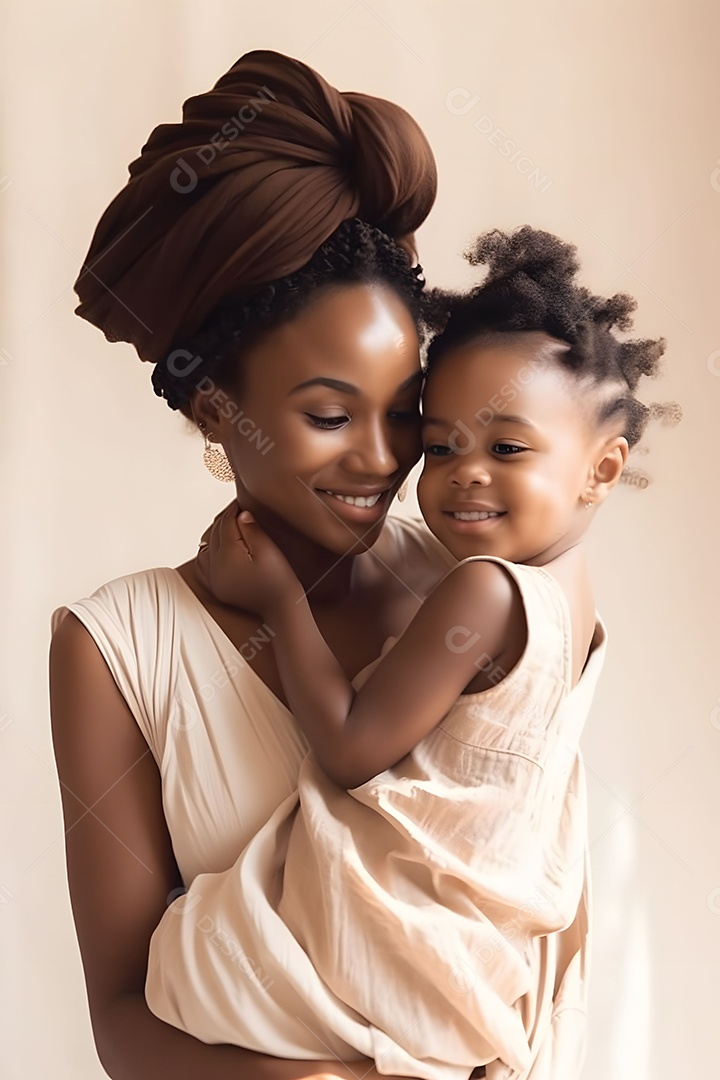 Criança Doce E Adorável Com Sua Mãe Feliz Dia Das Mães