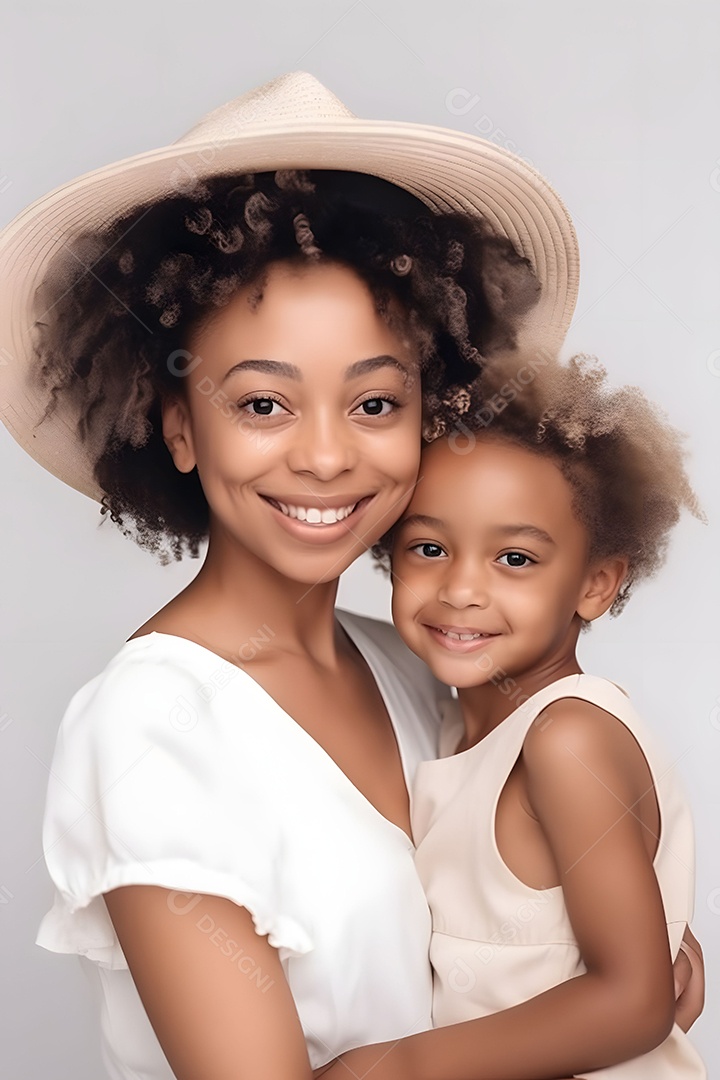 Criança Doce E Adorável Com Sua Mãe Feliz Dia Das Mães