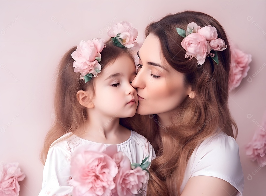 Mãe Beija Filha Enquanto Ela Segura