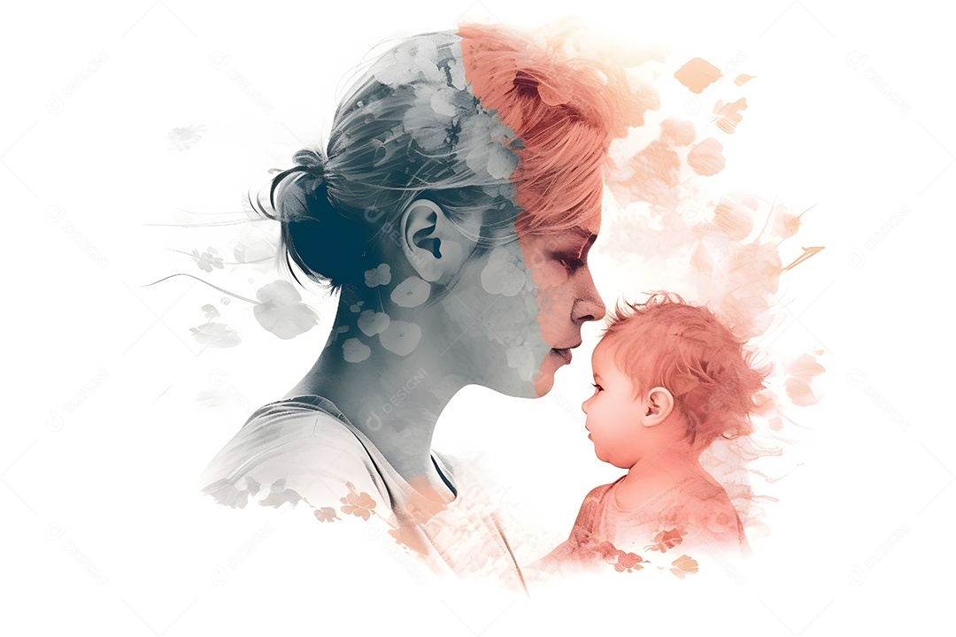 Imagem Do Dia Das Mães Exposição De Cor Dupla