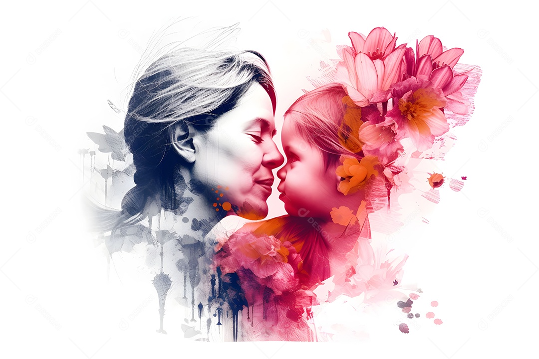 Imagem Do Dia Das Mães Exposição De Cor Dupla