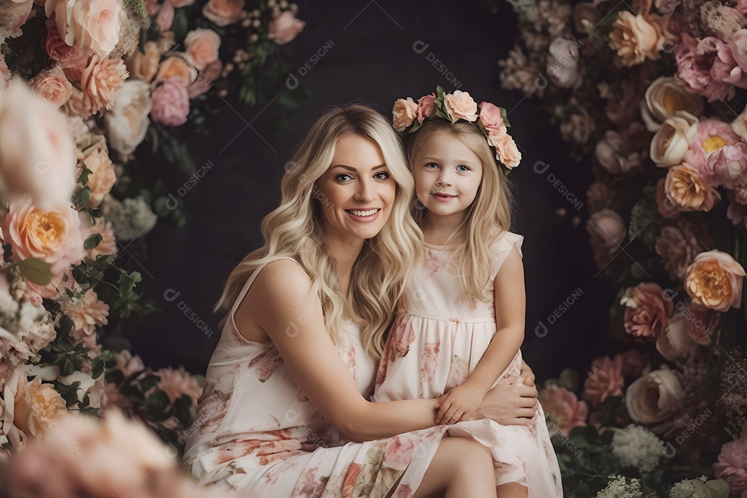 Mãe E Filha Imagem Do Dia Das Mães Imagem Inteligência Artificial