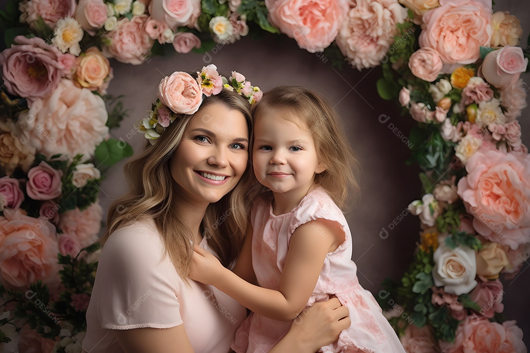 Mãe E Filha Imagem Do Dia Das Mães Imagem Inteligência Artificial