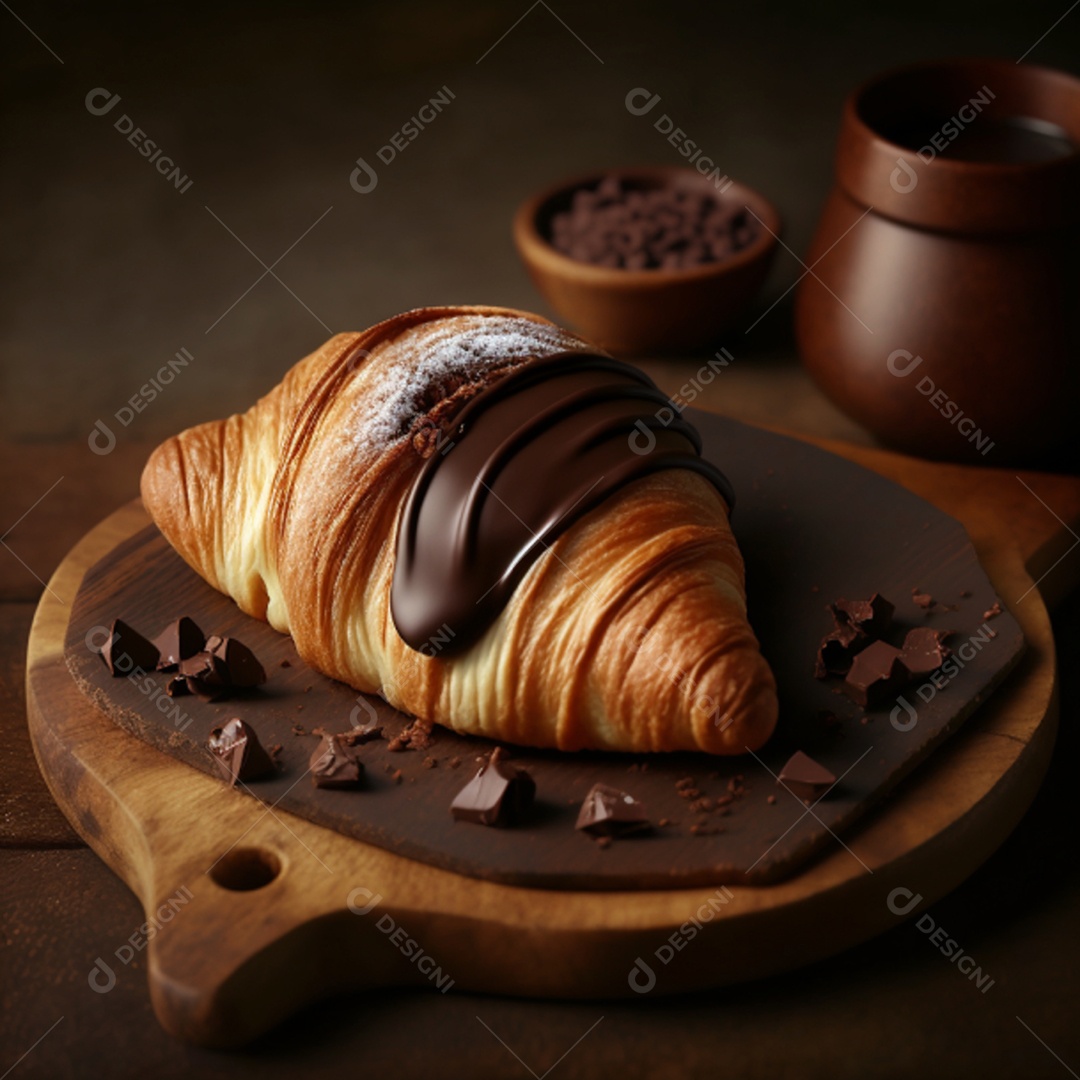 Pão sobre uma mesa de café da manhã