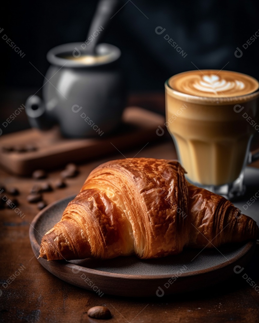 Pão sobre uma mesa de café da manhã