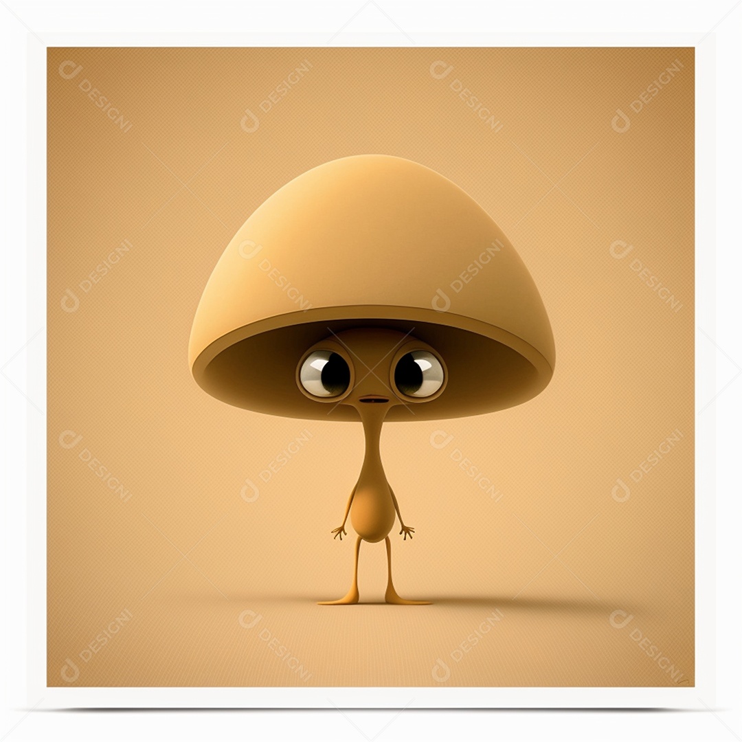 Desenho de um ovni minimalista