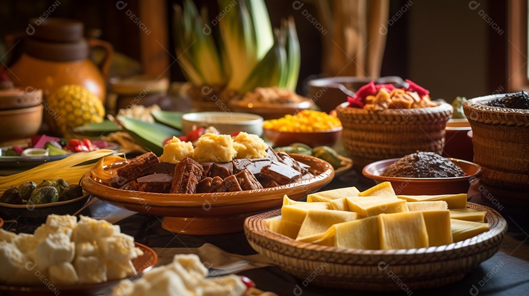 Mesa de café da manhã