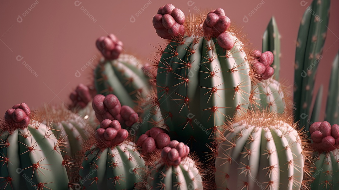 ilustração desenho animado cacto.