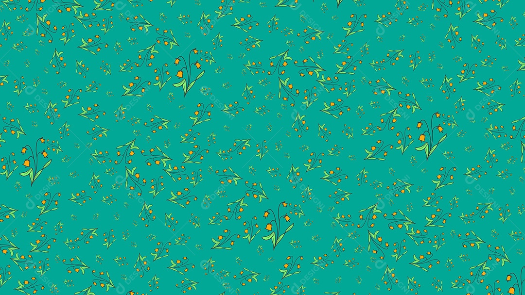 Pattern Padrões Geométricos Objetos Flores Do Dia Das Mães Em Fundo Azul Vetor AI + PAT