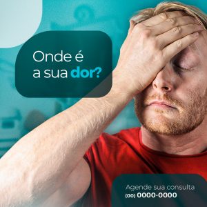 Social Media Dentista Onde E Sua Dor PSD Editável