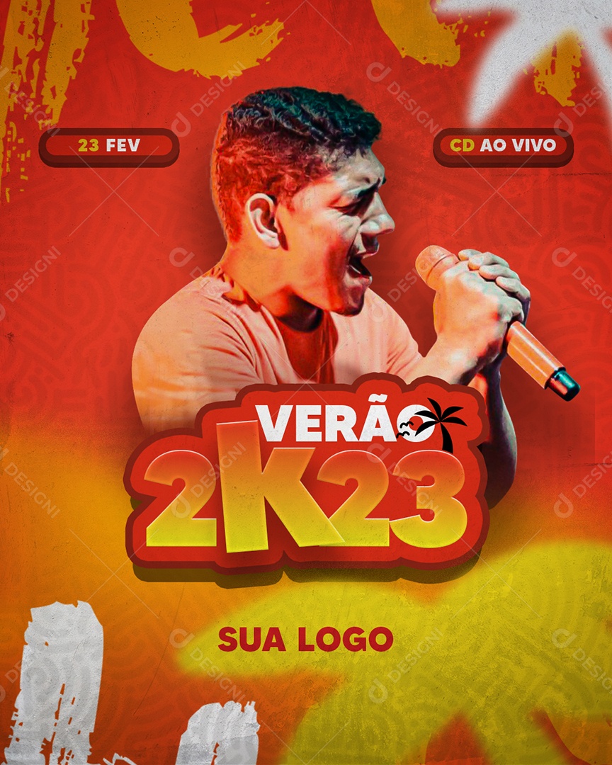 Social Media Flyer Verão 2k23 PSD Editável