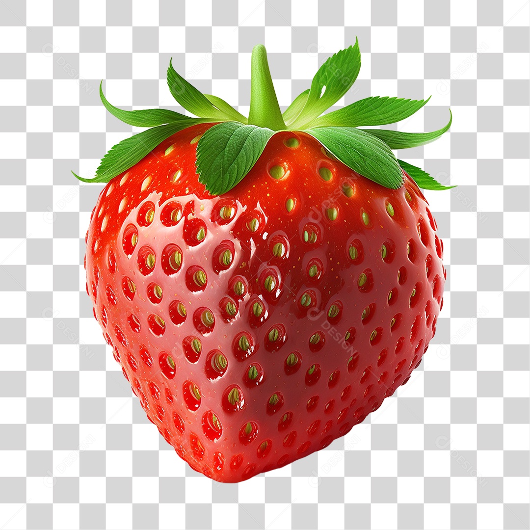 Morango Para Composição PNG Transparente