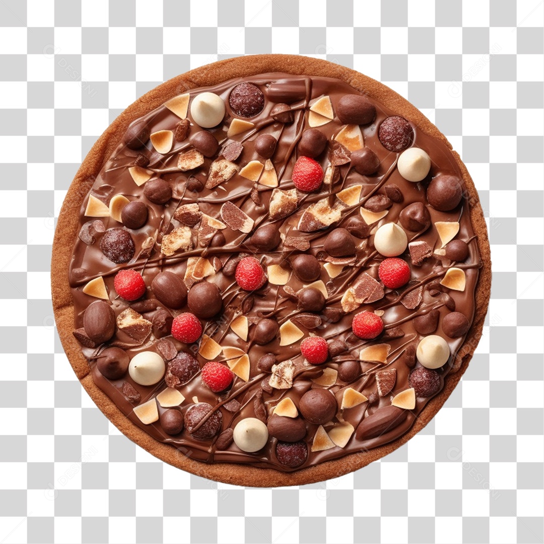 Pizza De Doce Para Composição PNG Transparente
