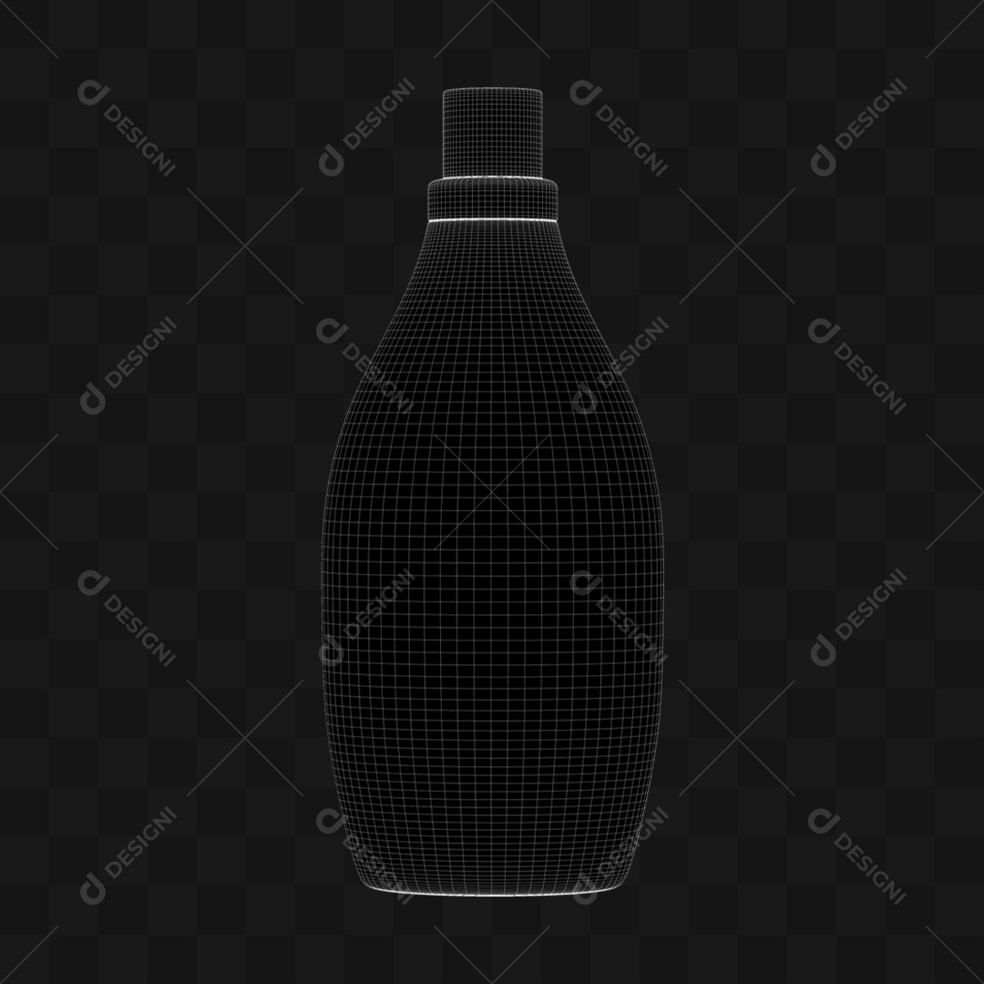 Frasco de Amaciante - Modelo 3D