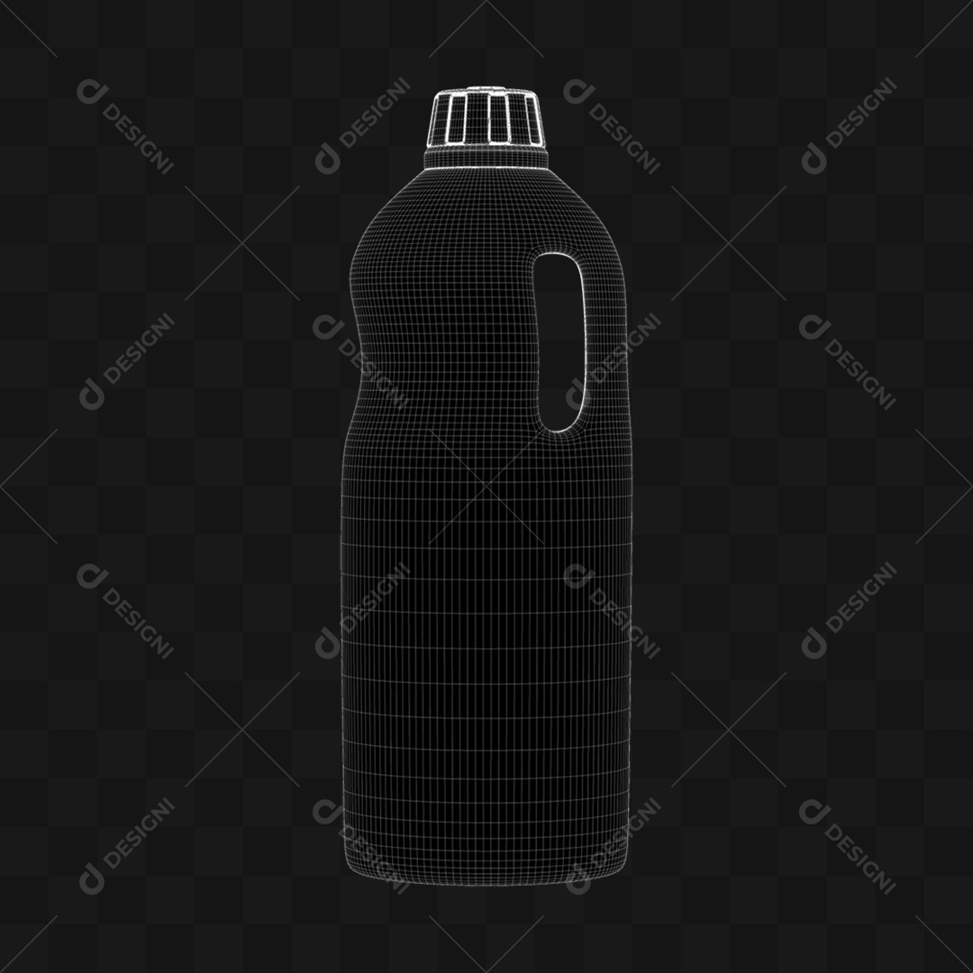 Frasco de Amaciante - Modelo 3D