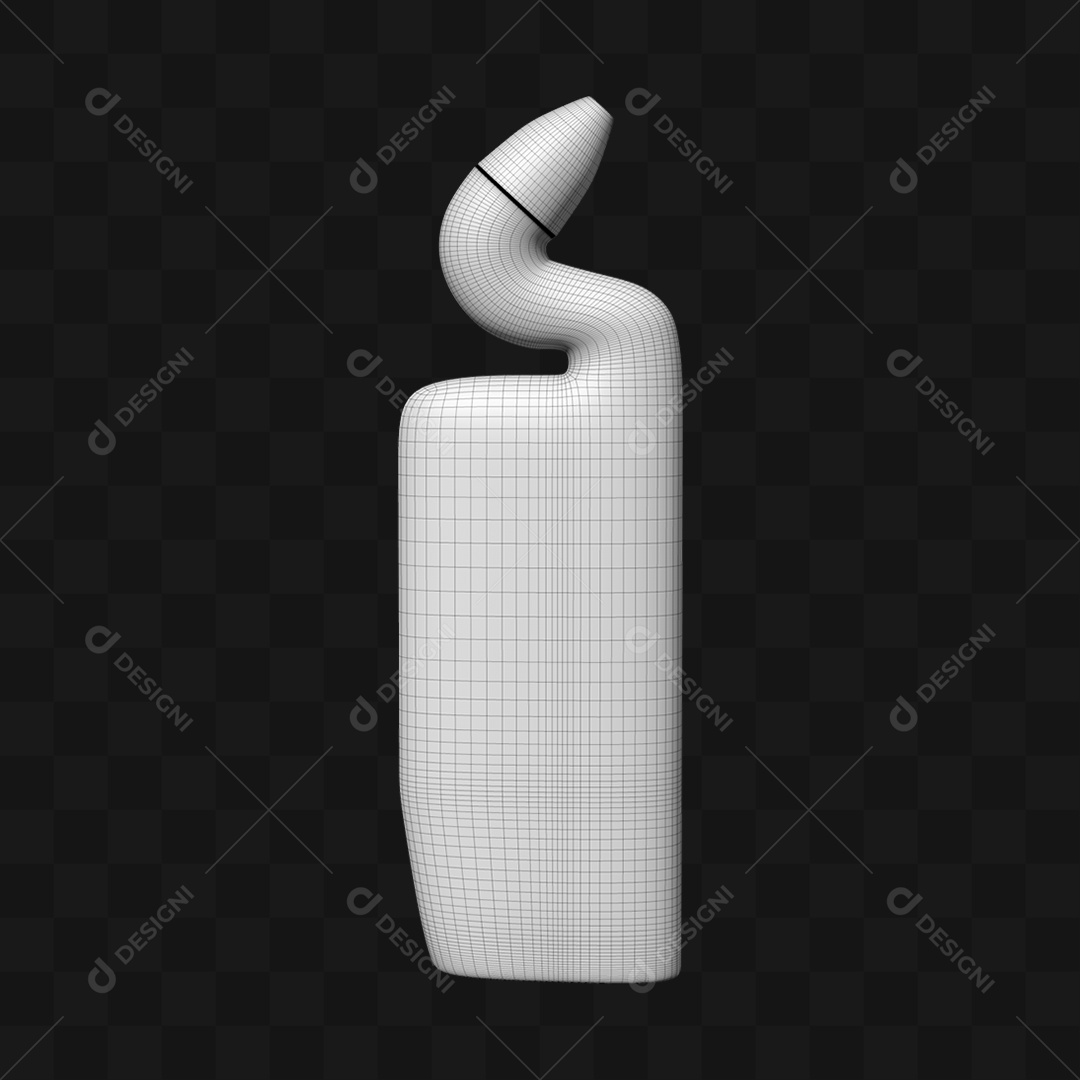 Desinfetante Sanitário - Modelo 3D