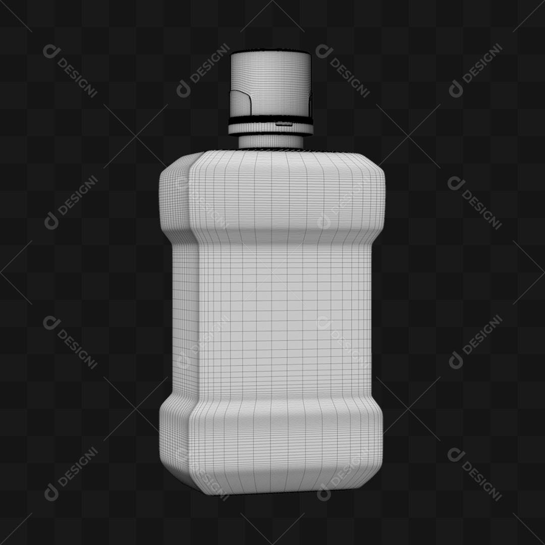 Enxaguante Bucal - Modelo 3D
