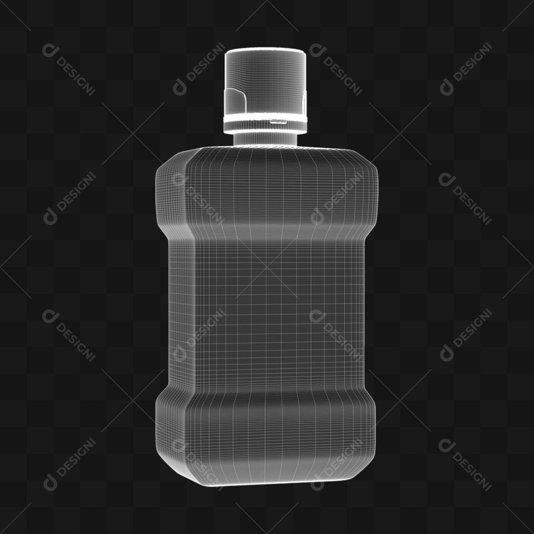 Enxaguante Bucal - Modelo 3D