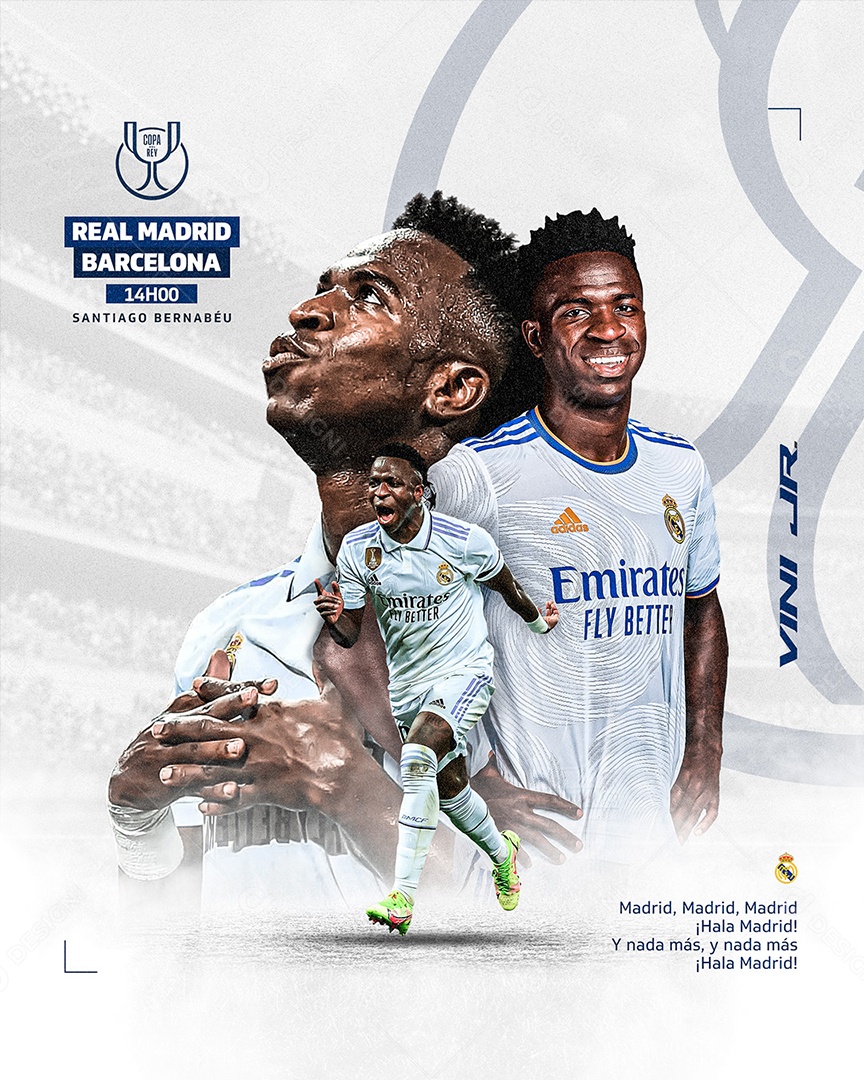 Social Media Futebol Real Madrid Vs Barcelona PSD Editável