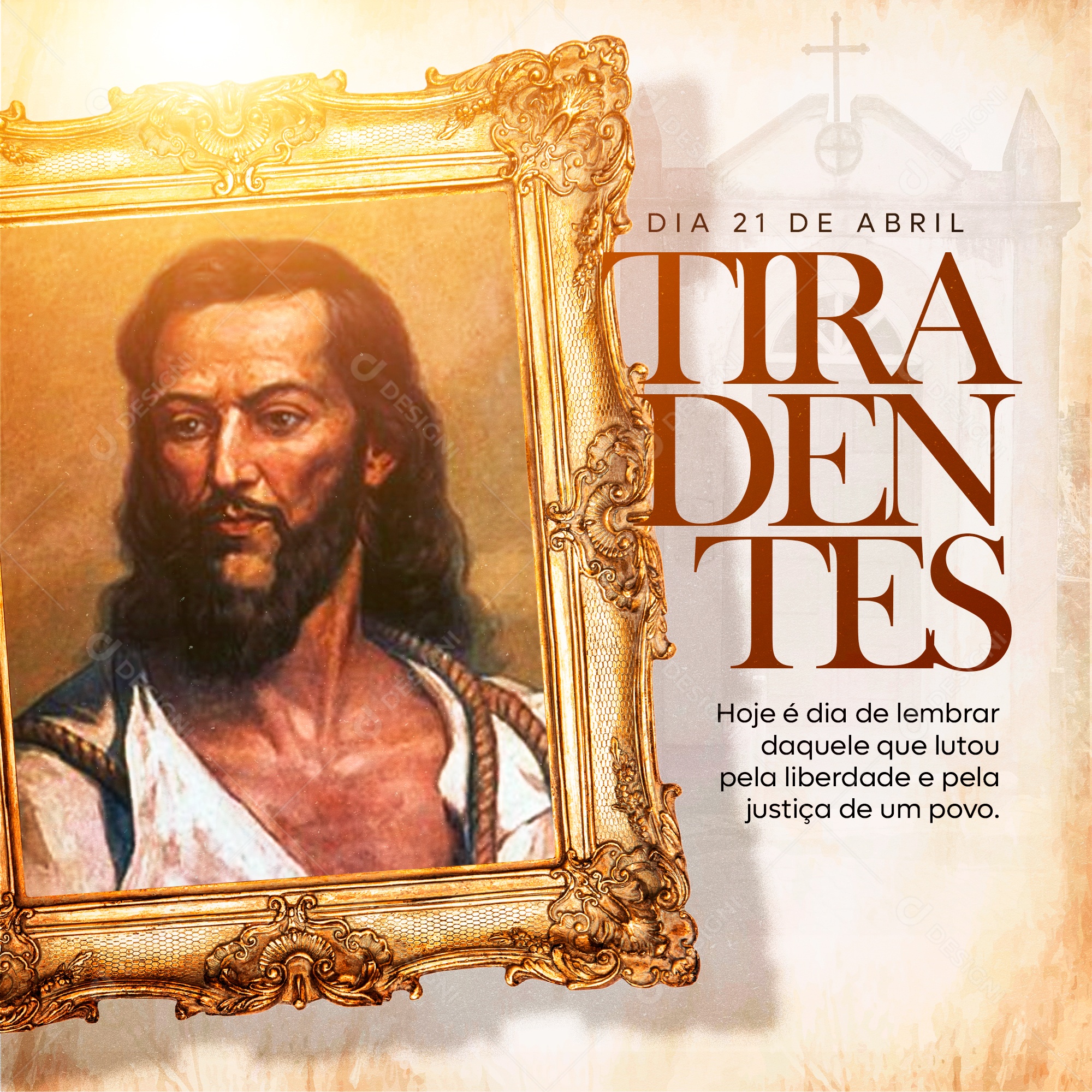 Social Media 21 de Abril Dia De Tiradentes PSD Editável