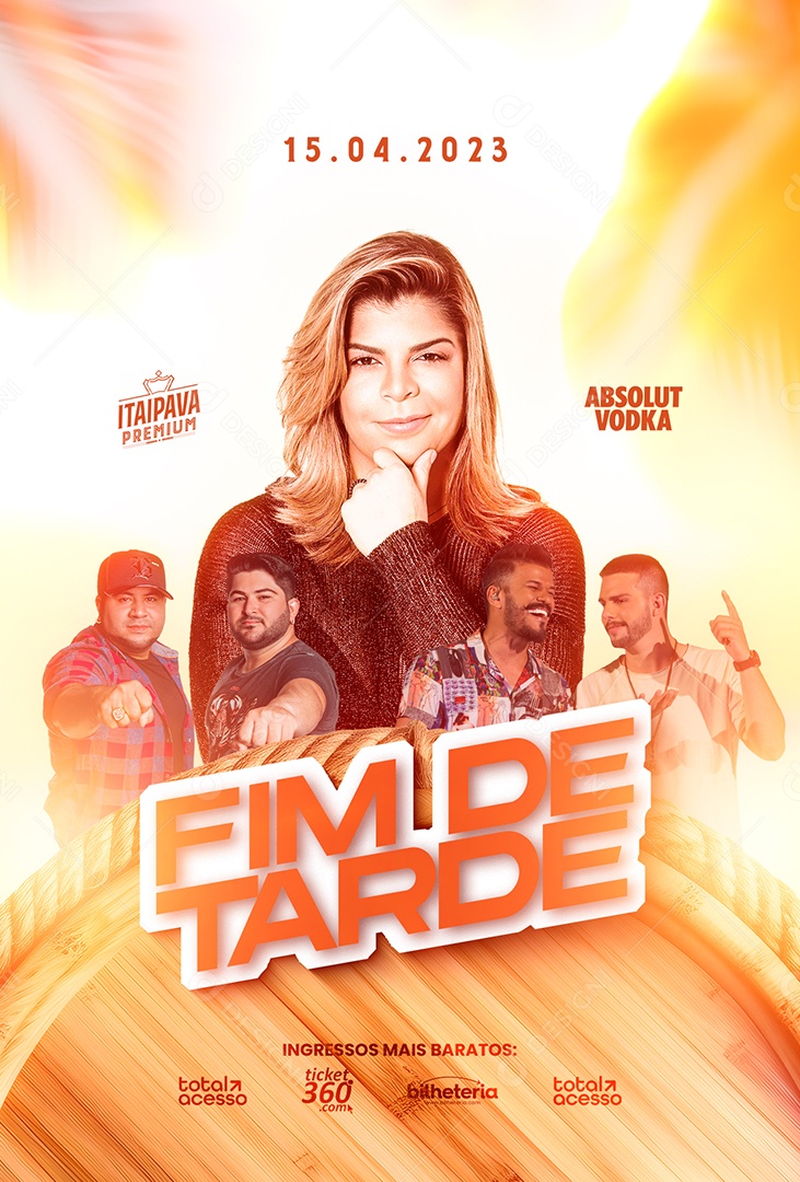Fim De Tarde Flyer Social Media PSD Editável