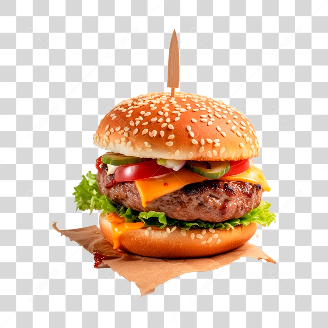 Hambúrguer delicioso