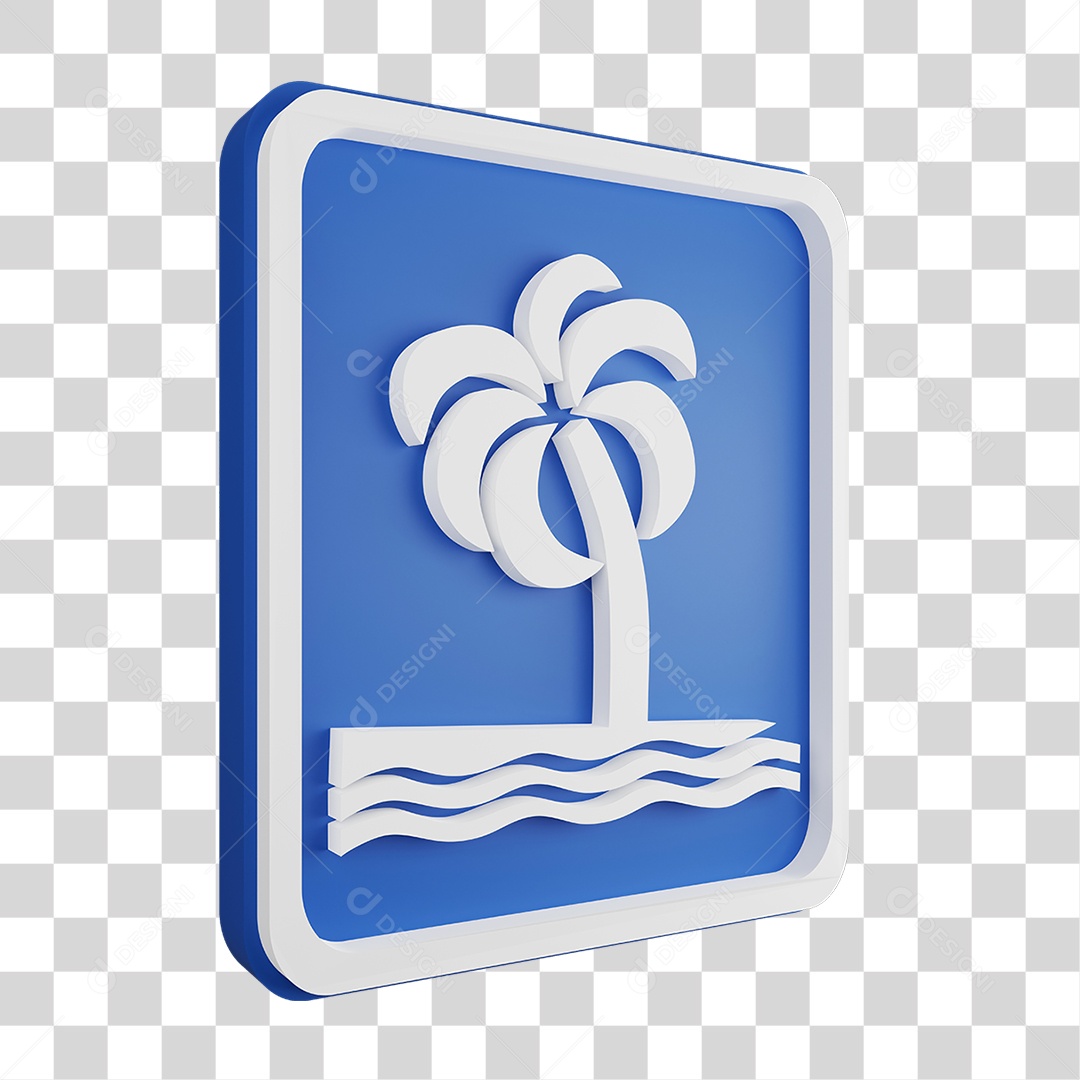 Placa de Aviso PNG Transparente